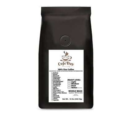 Gourmet Donut Shop Coffee beans A light to medium roast freshly grind coffee beans blend showcasing tasting notes of cocoa, caramel, toffee, and subtle hints of mild fruits. This perfectly balanced morning brew delivers a bolder flavor compared to traditional lighter breakfast blends.